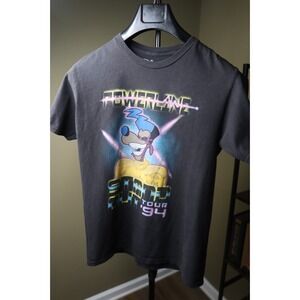 Disney Powerline Stand Out Tour '94 Concert Goofy Movie T-Shirt Size Large Black